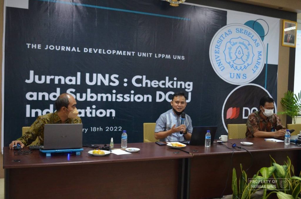 UPPJ LPPM UNS Prepares 10 UNS Journals to Get Indexed by DOAJ