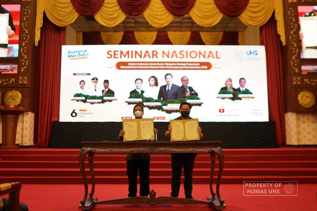 Minister for SOEs Ready to Recruit UNS Best Graduates