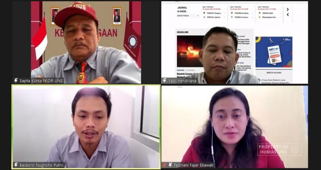 In Collaboration with MNC Portal, FKOR UNS Held Webinar on ASEAN Para Games Potential for Industry and Tourism Sectors