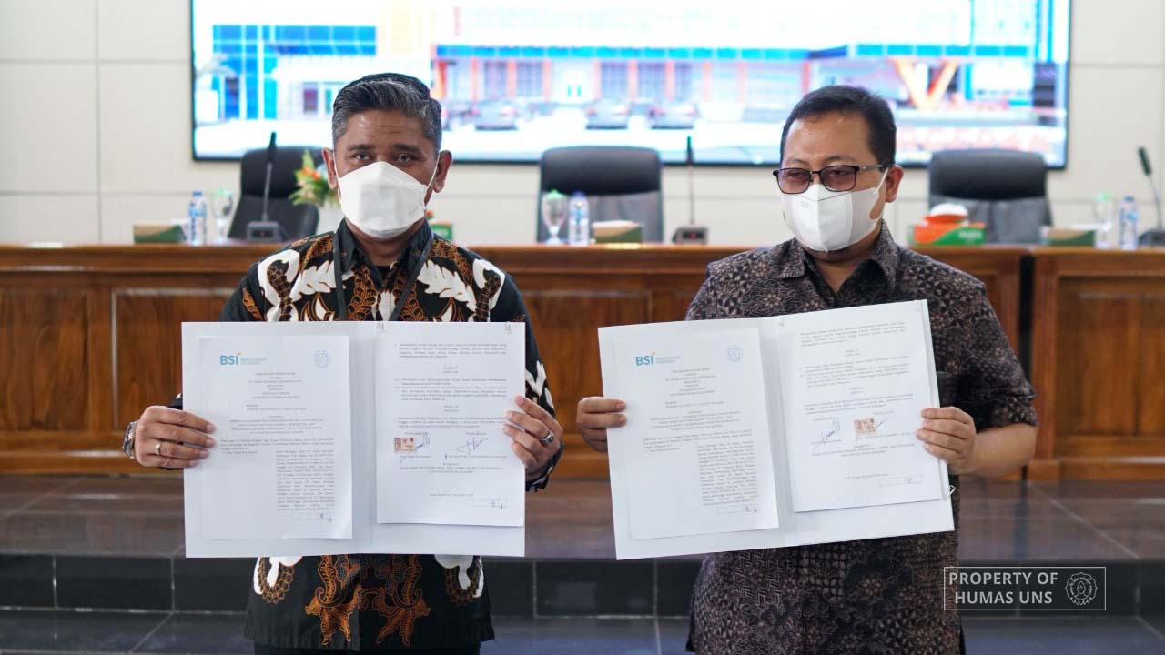 Vocational School UNS Signed a Collaboration Agreement with PT. BSI