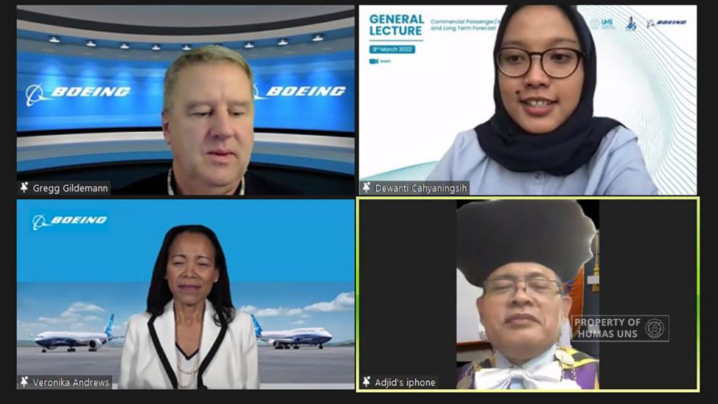 Taking Part in UNS Guest Lecture, Boeing Reveals Indonesia’s Aviation Prediction