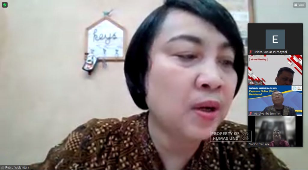 IKA FH UNS Discuss the Safety of Online Lending