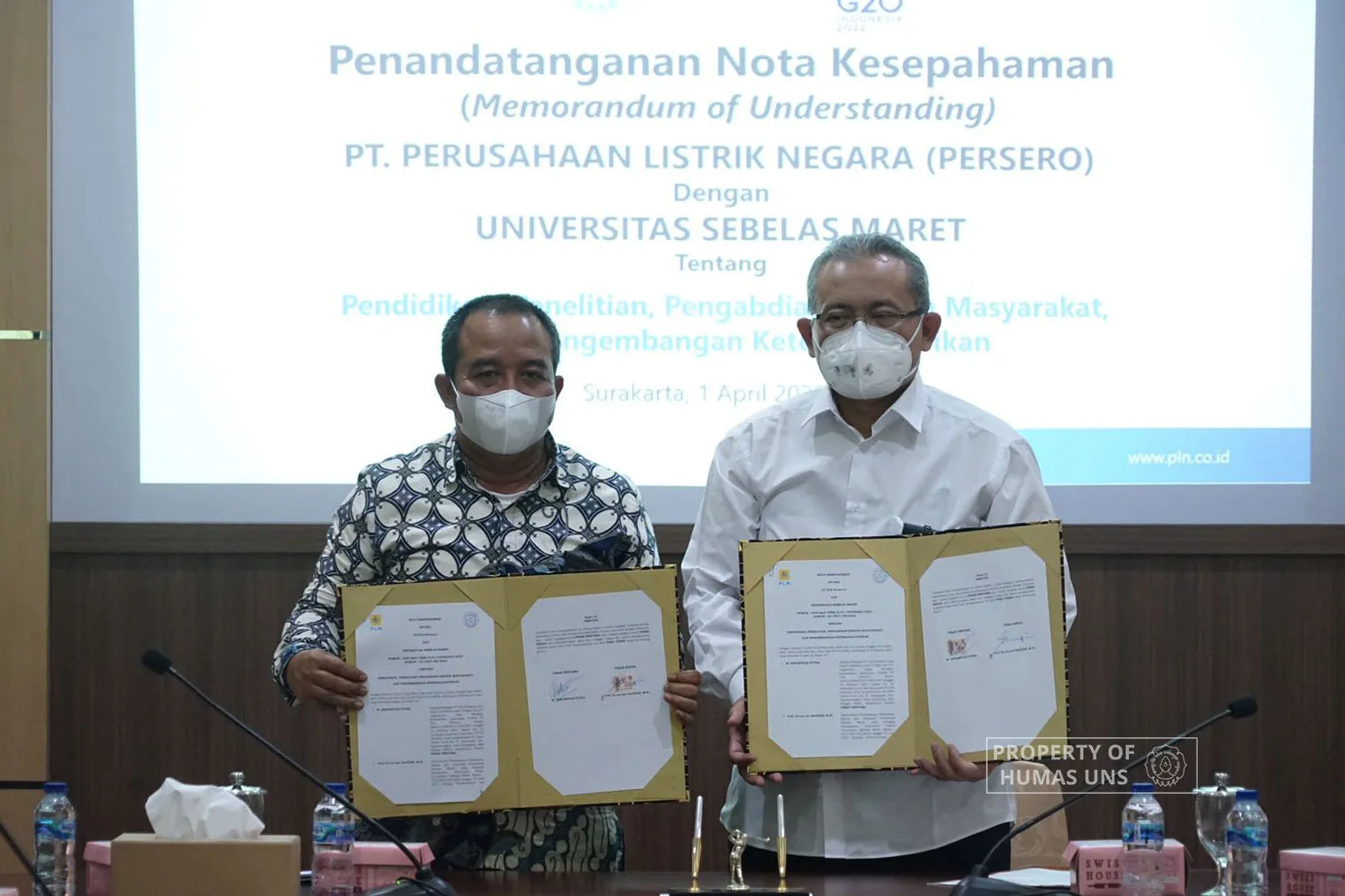 Starting in April, UNS Established a Cooperation with PT PLN
