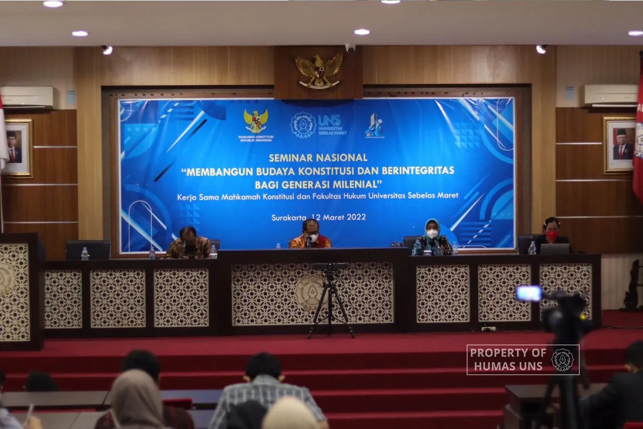 FH UNS and MK Held a National Seminar on Building a Culture of Constitution and Integrity for Millennials