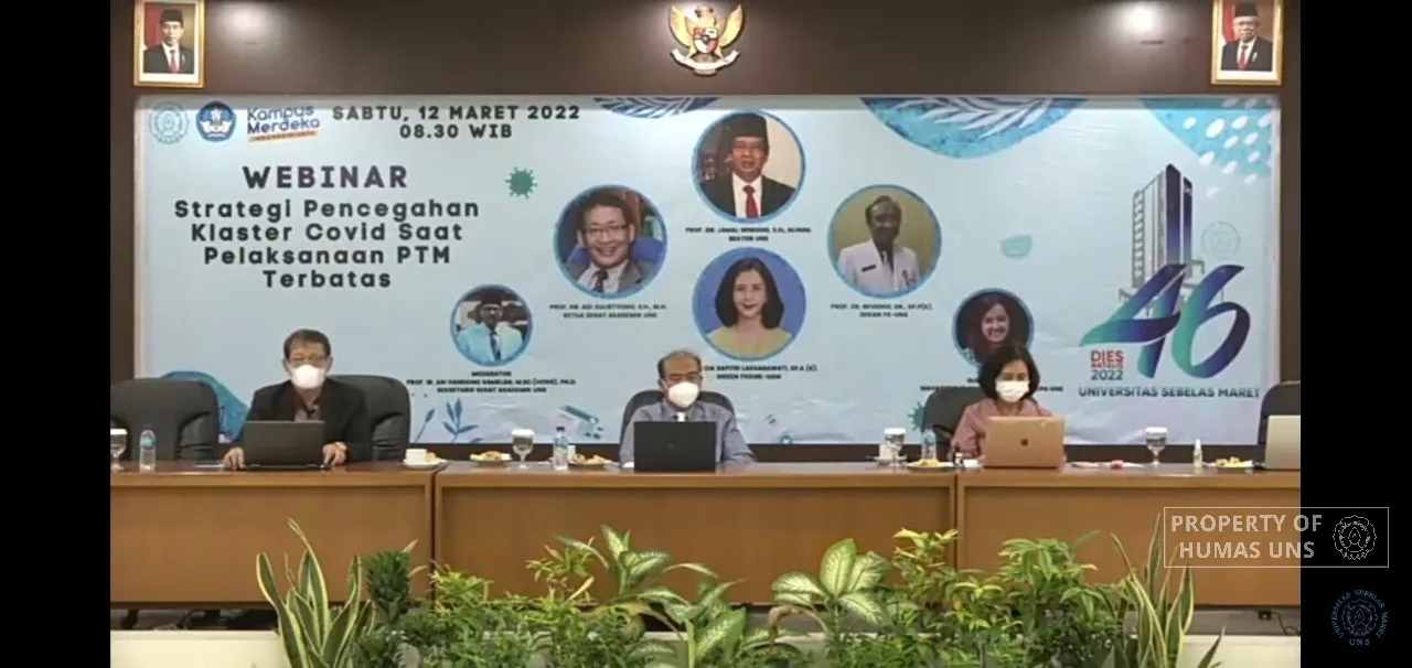 UNS Held Webinar on Preventing Covid-19 Culture During Limited Class Session