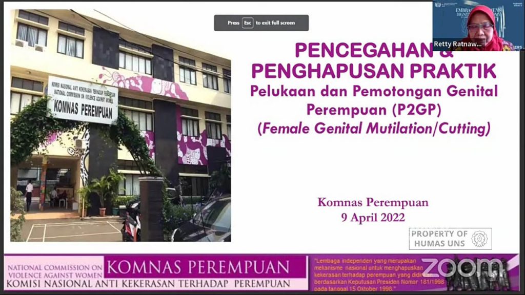 UNS MUN Club Hosted Webinar on Circumcision Practices in Women