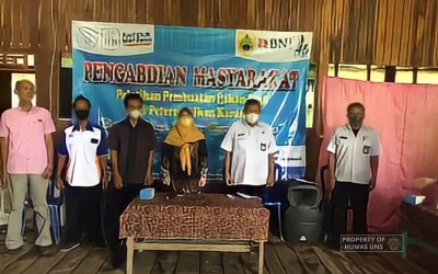 FEB UNS Community Service Team Provides Assistance and Training for Kedung Ombo Karamba Fish Farmer