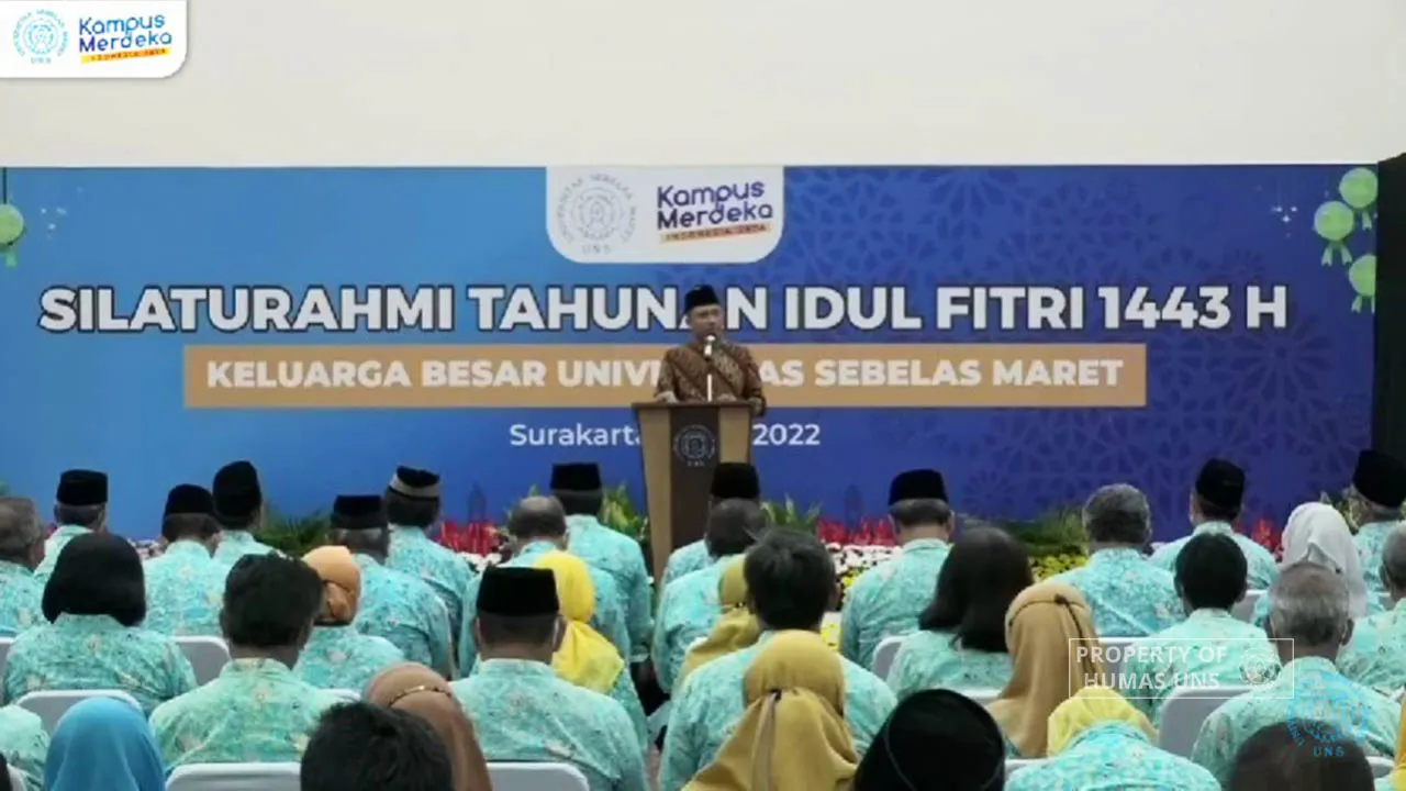 First Working Day After Eid Holiday, UNS Academic Members Held Silaturahmi