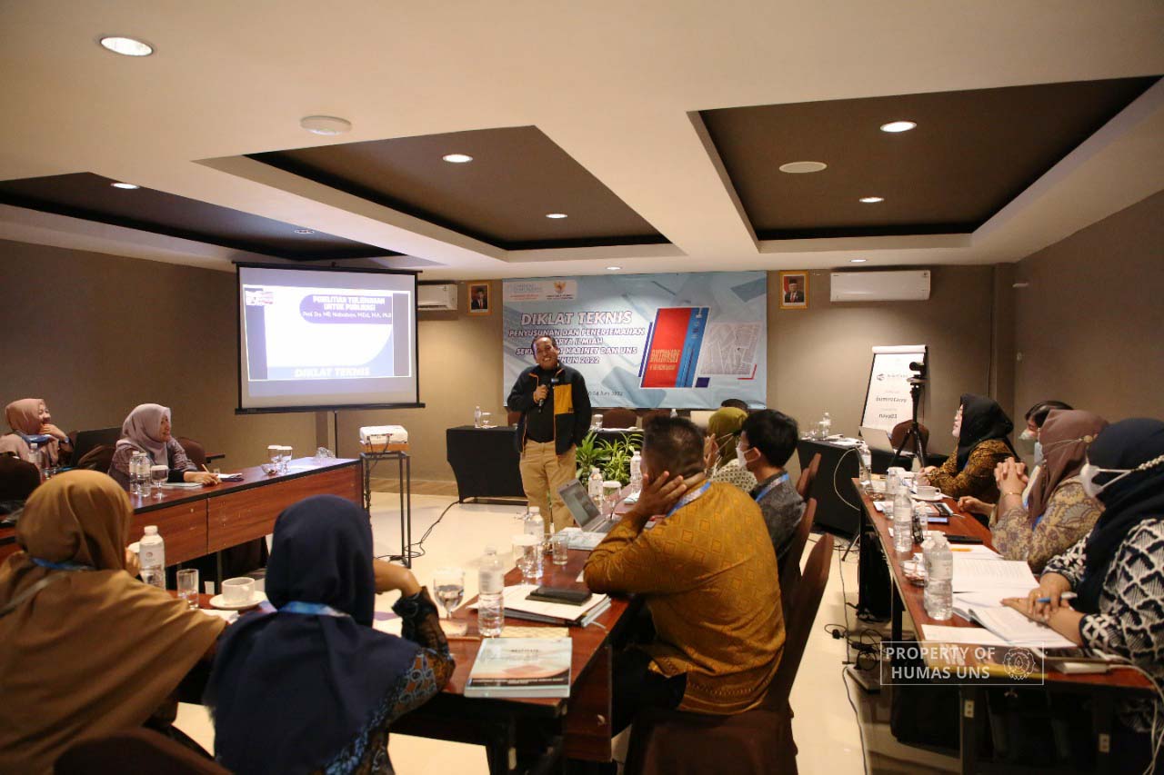 FIB UNS Designated As The Organizer for Translator Functional Officers Technical Training