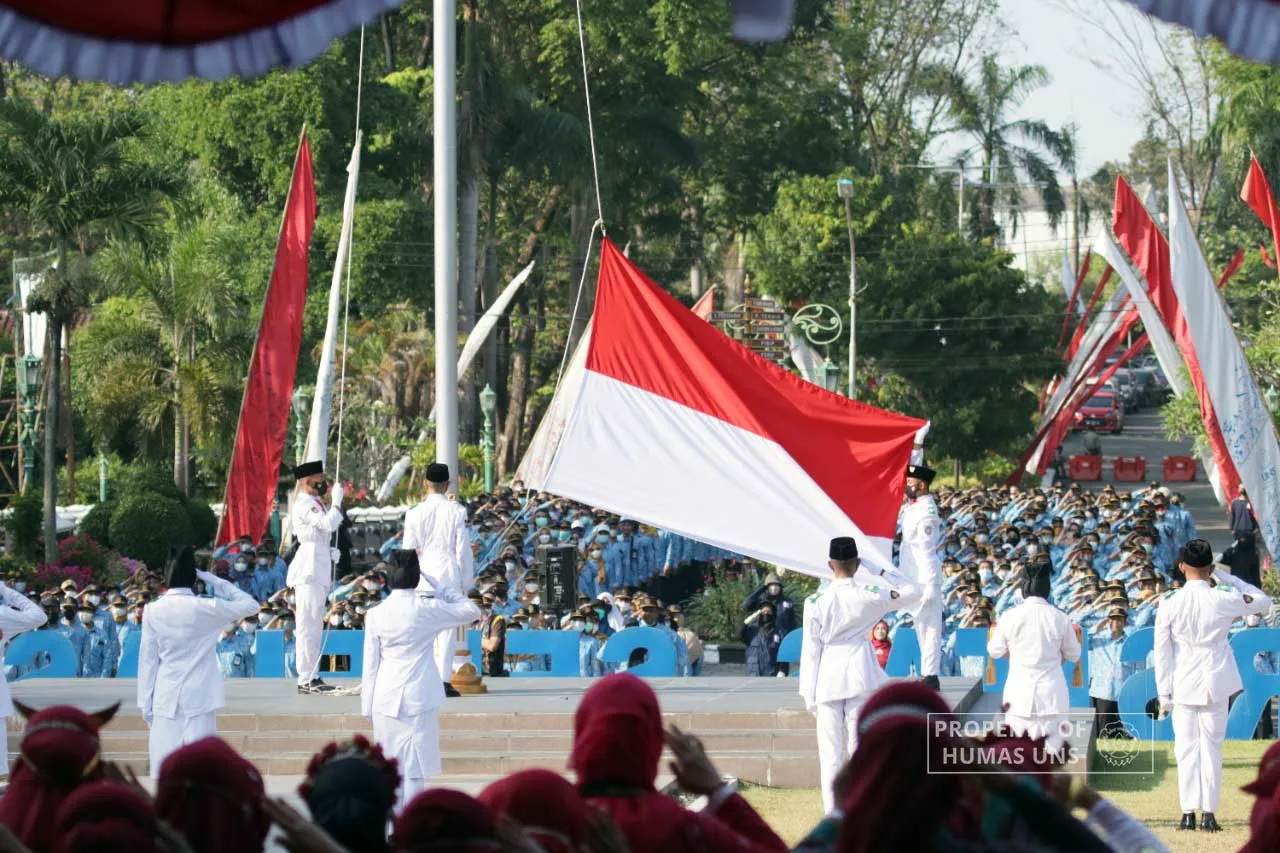 UNS 77th Independence Day Anniversary of the Republic of Indonesia Ceremony