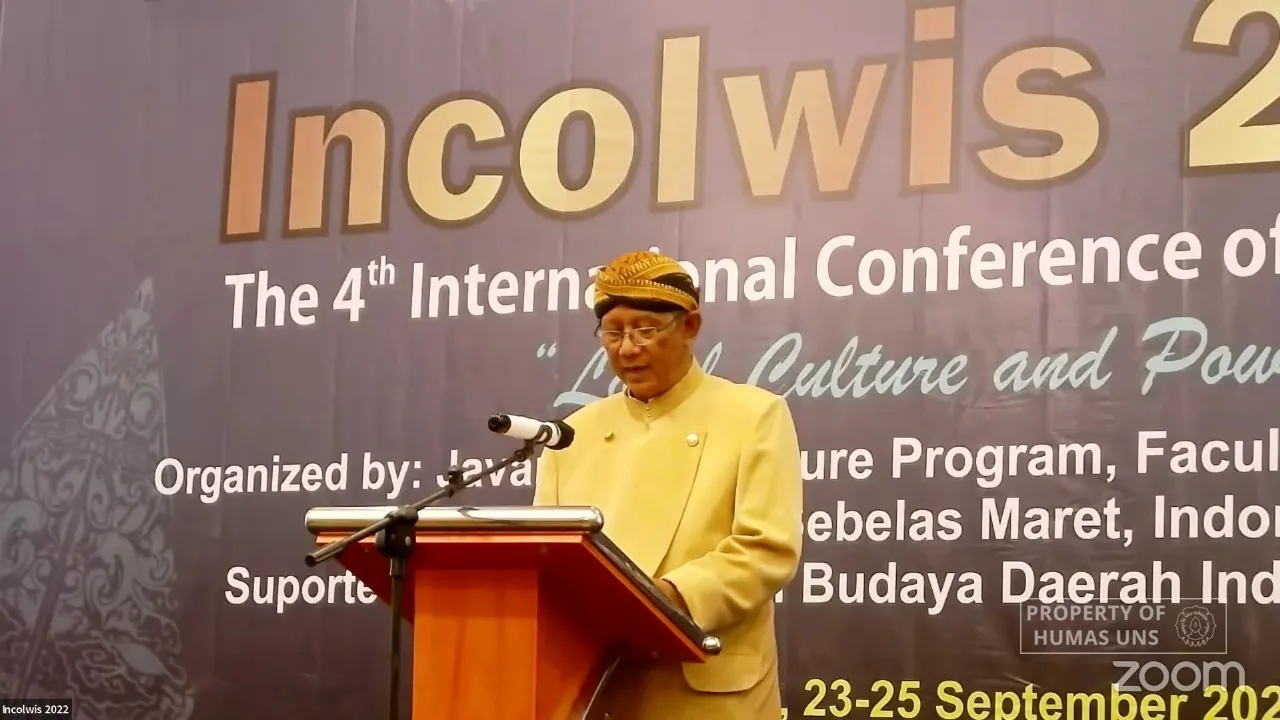 FIB UNS Regional Literature Program Hosted the 2022 Incolwis International Conference