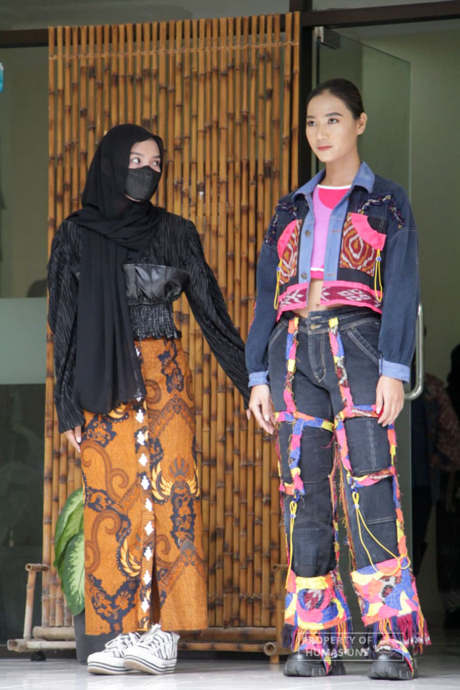 Three Students from Craft Arts Textile Design Study Program FSRD UNS Win Big at International Fashion Day ISI Yogyakarta