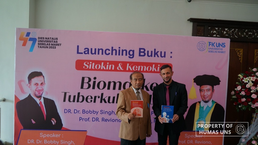 Professor of FK UNS Launches Book ‘Sitokin dan Kemokin: Biomarker Tuberkulosis Laten’ (Cytokines and Chemokines: Biomarkers of Latent Tuberculosis)