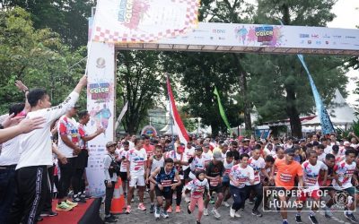 IKA UNS Color Run Energized Lively by Participants from Various Regions
