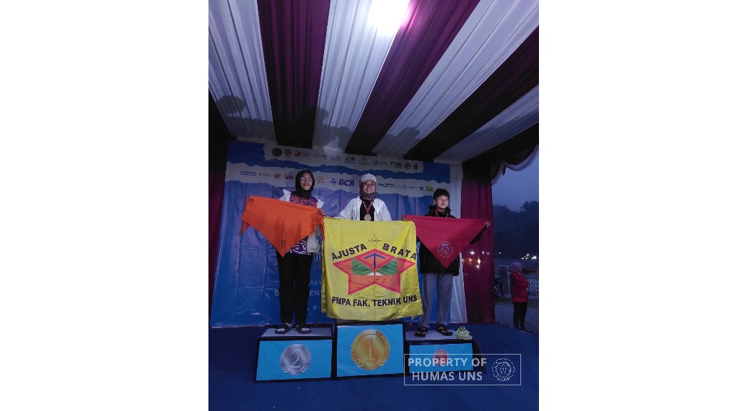 FT UNS Student Wins 1st Place in Dieng Orienteering Race 2023