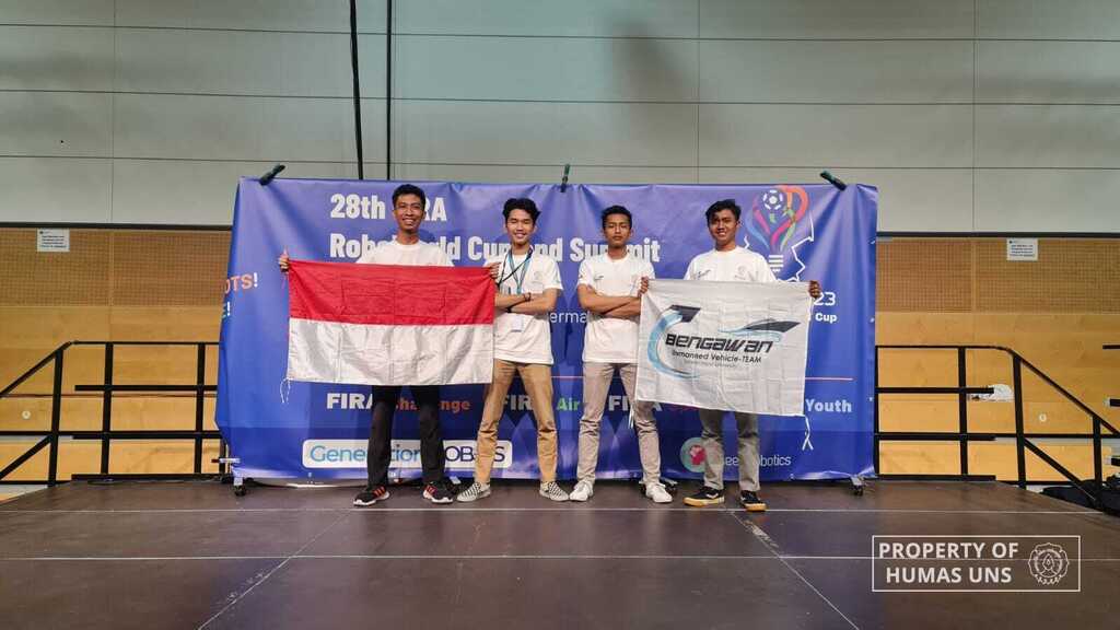 Bengawan UV UNS Wins International Achievements in FIRA Roboworld Cup and Summit 2023 in Germany