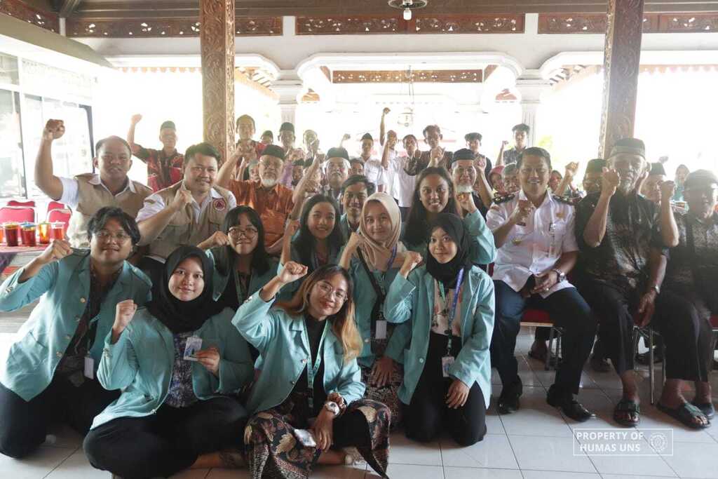 UNS Students Collaborate with BPBD Sukoharjo to Promote Disaster-Resilient Village