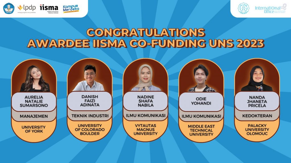 UNS Sends 5 Students Abroad in IISMA Co-Funding Program