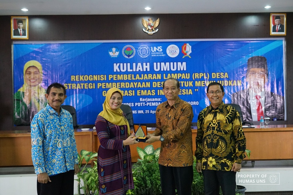 Collaborating with BPSDM Kemendes PDTT, UNS Holds Village RPL Public Lecture