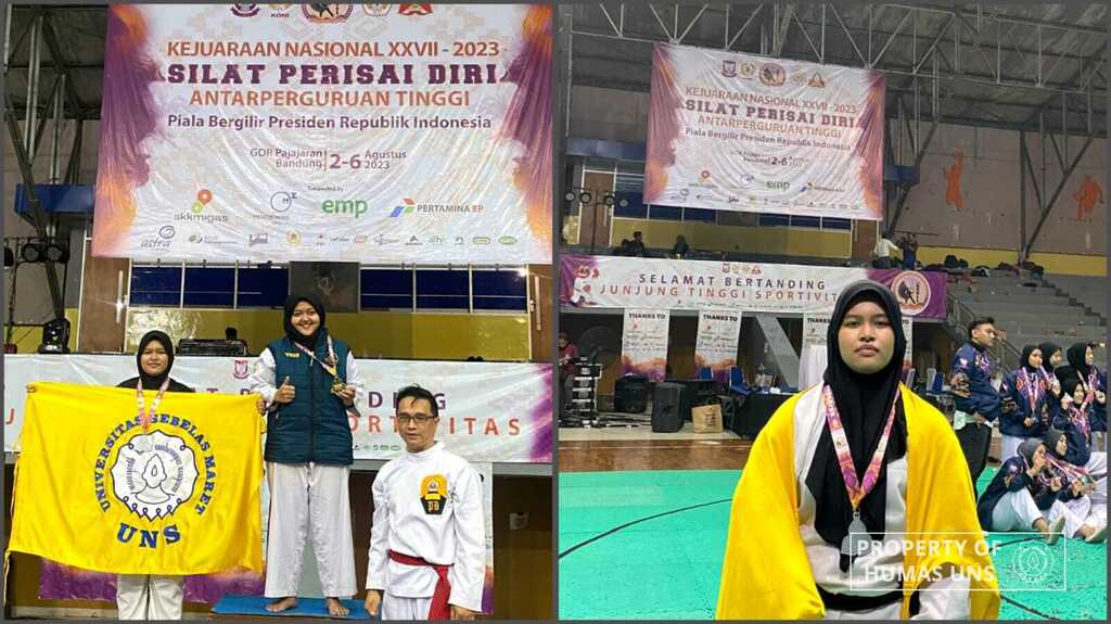SV UNS Student Wins Silver Medal in Women's Pencak Silat at National Championship