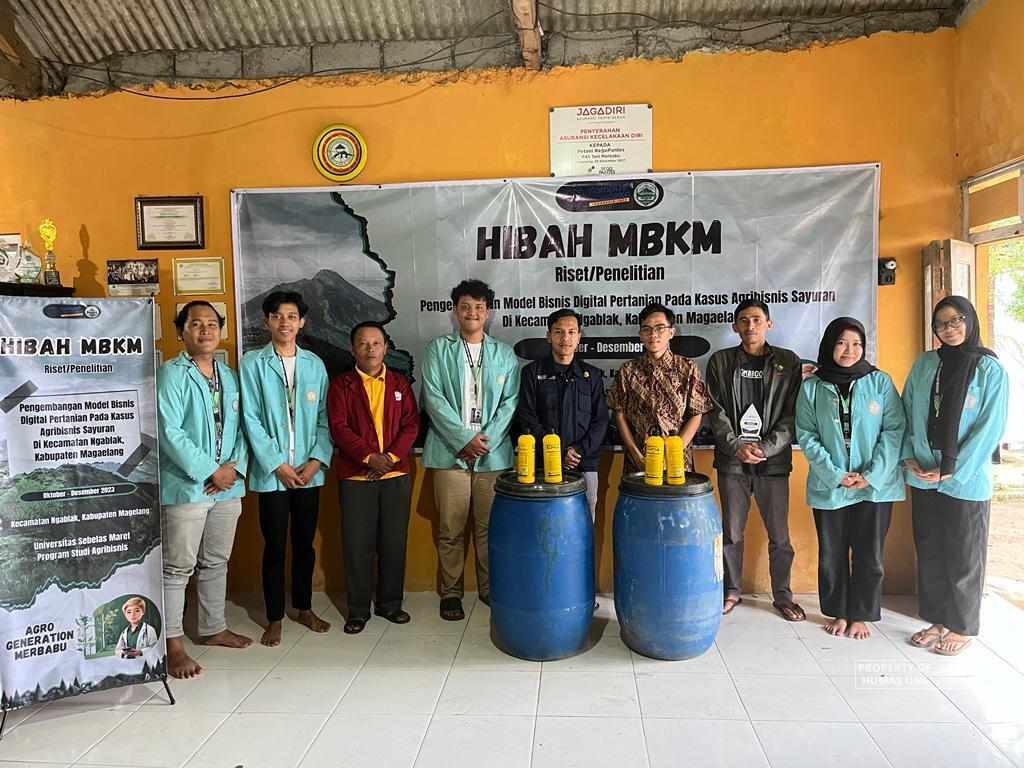 MBKM UNS Grant Team Conducts Training on Compost Making in Sumberejo Village, Magelang