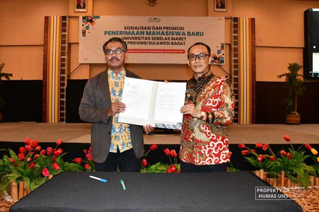 UNS Establishes Collaboration with West Sulawesi Provincial Government for Human Resource Development