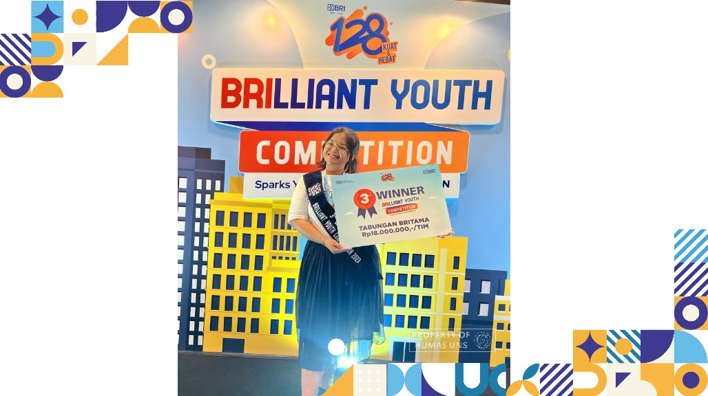 FEB UNS Student Secures 3rd Place in Brilliant Youth Competition