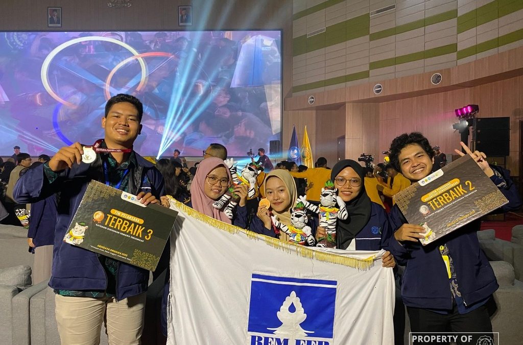 Student Executive Board of Faculty of Economics and Business (BEM FEB) UNS Wins 2 Awards at the 2023 Abdidaya Ormawa Event