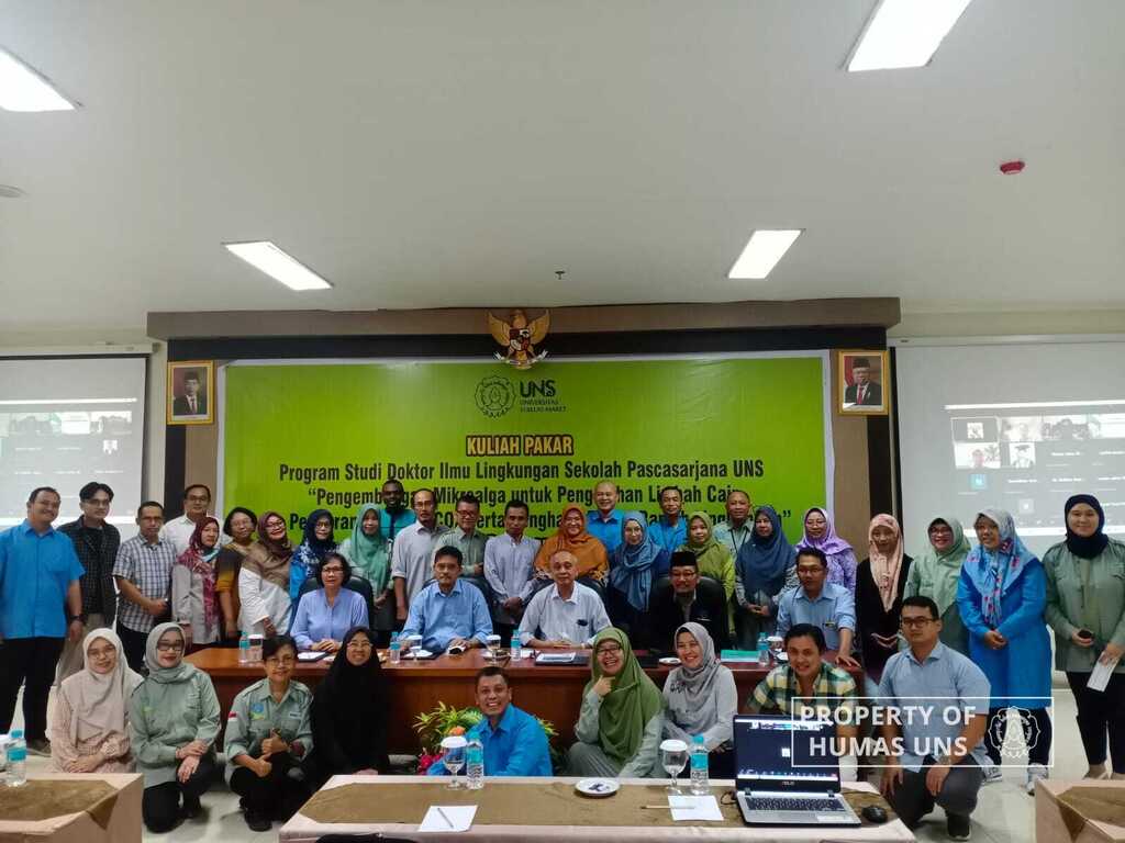 Environmental Science Doctoral Program of UNS Holds Expert Lecture on Microalgae Development