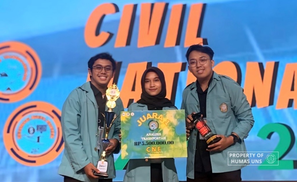 Semar Shankara Team from FT UNS Wins First Place at Civil National Expo in Jakarta