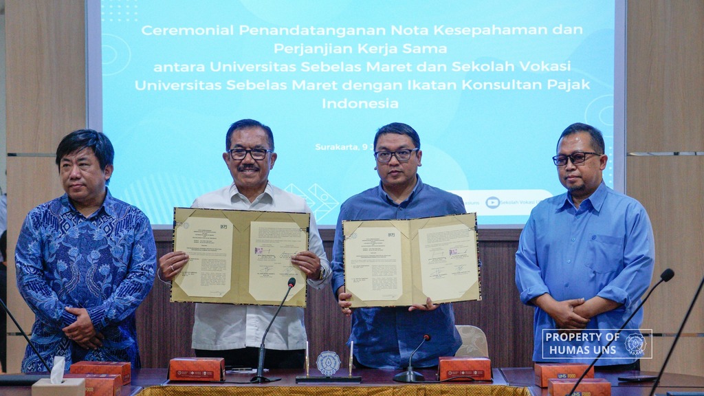UNS Establishes Collaboration with Indonesian Tax Consultants Association
