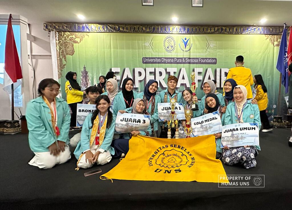 UNS Students Win First Place and Gold Medal at Faperta Fair 5