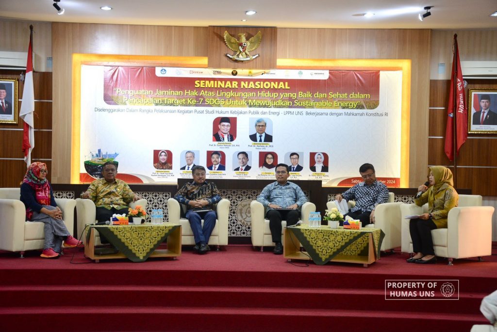 LPPM UNS National Seminar Discusses Strengthening the Right to a Healthy Environment