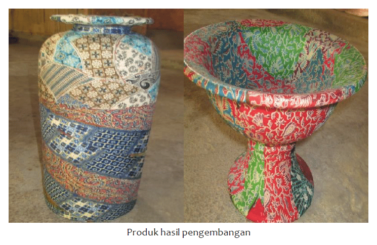 Keramik dari Kain Perca Batik