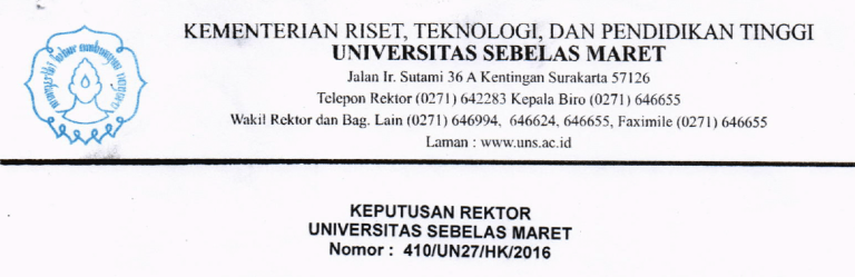 Keputusan Rektor tentang Pelaksanaan Wisuda Pascasarjana