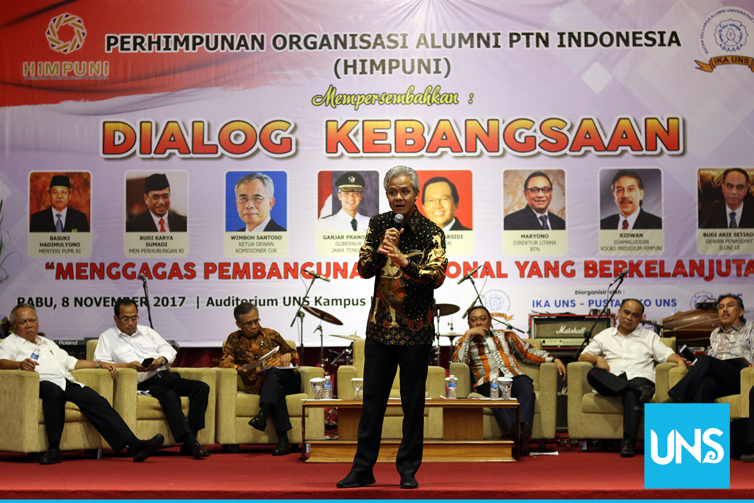 Gubernur Jawa Tengah sekaligus Ketua Umum Kagama Ganjar Pranowo