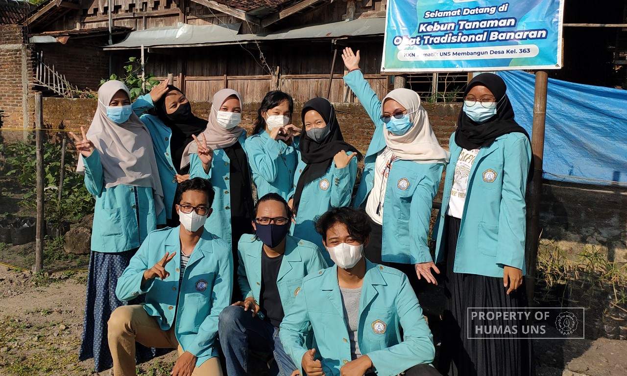 Bantu Masyarakat Desa Lawan Pandemi, KKN UNS Galakkan Budi Daya Tanaman Obat