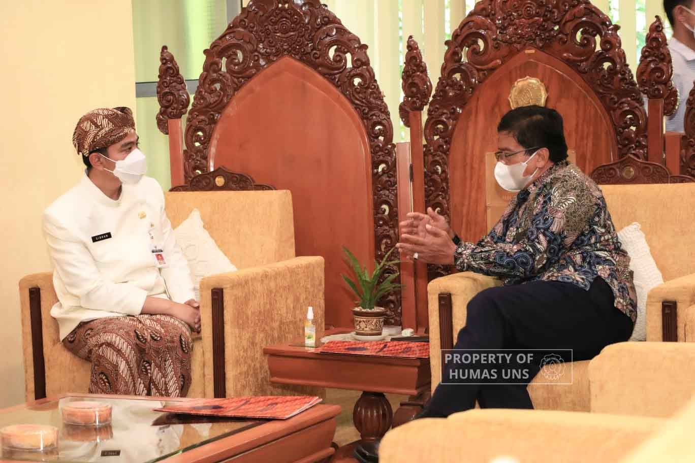 Temui Rektor UNS, Wali Kota Surakarta: UNS Sudah Siap Untuk PTM