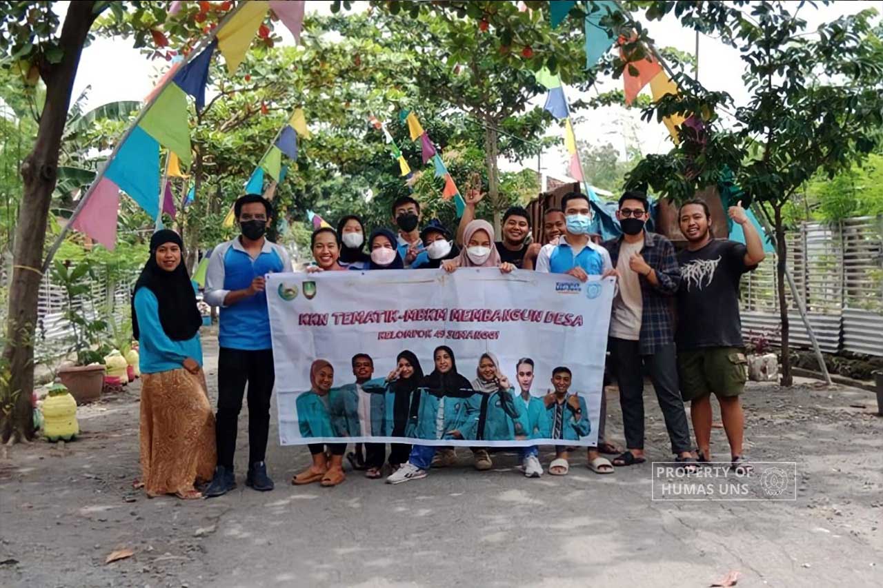Tim KKN UNS Dampingi Program Kampung Iklim 2022 di Kampung Losari, Surakarta