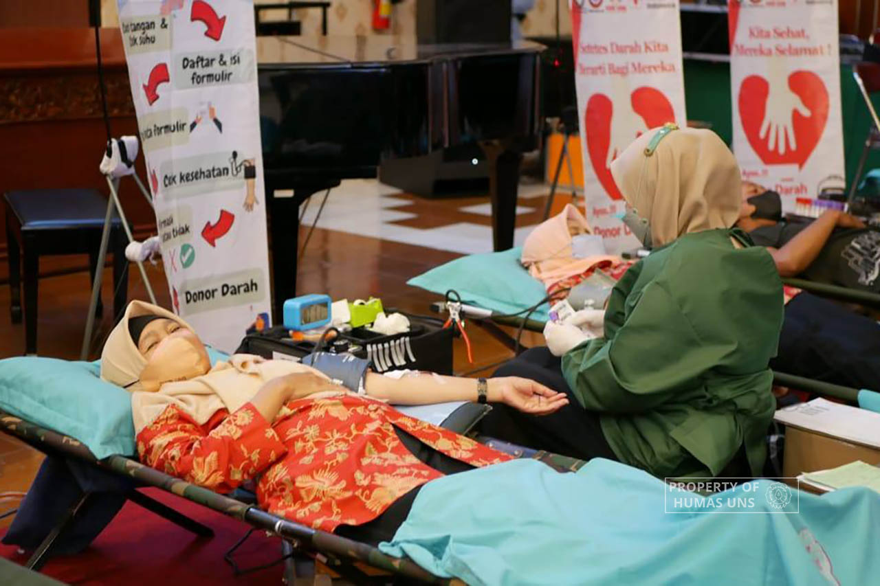 Peringati Dies Natalis ke-46, UNS Gelar Donor Darah