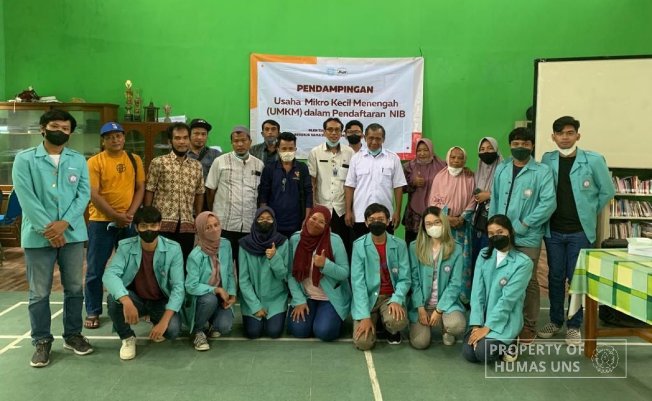 Mahasiswa UNS Lakukan Pendampingan Pembuatan NIB bagi Pelaku UMKM di Desa Karangan, Klaten