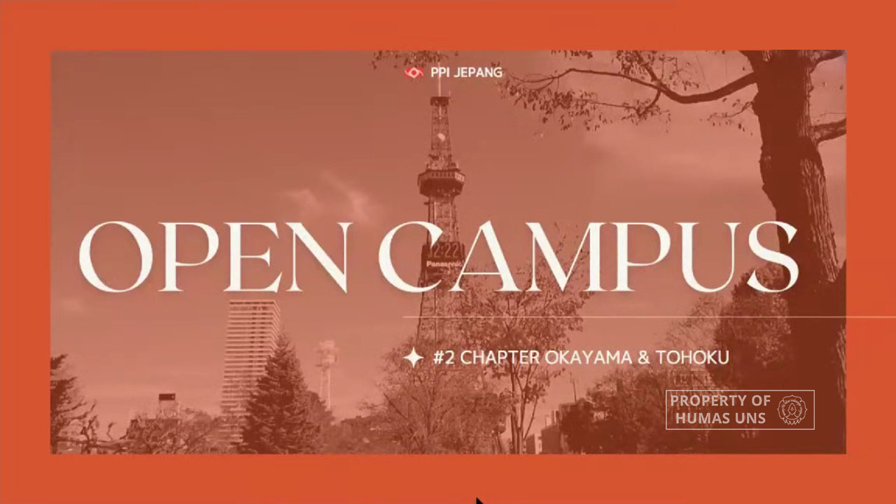 Kenalkan Budaya dan Pendidikan di Jepang, PSJ UNS Adakan Open Campus