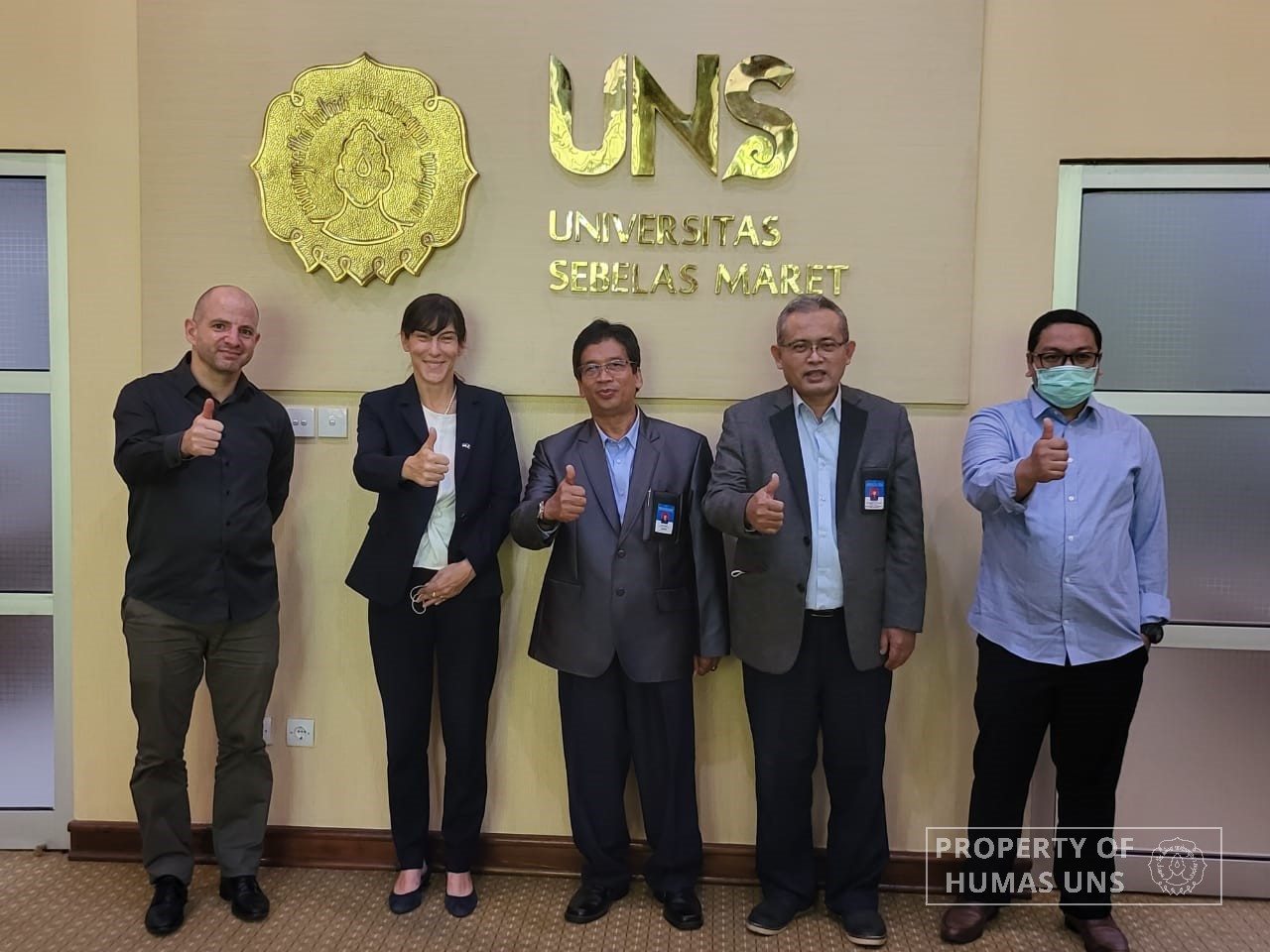 Rektor UNS Menerima Kunjungan Atase Kerja Sama Universitas dan Pendidikan Kedutaan Perancis untuk Indonesia