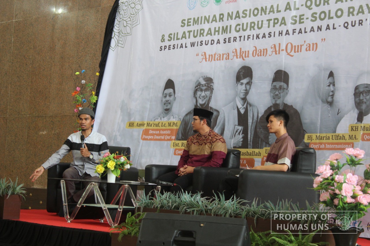 Ormawa Kerohanian Islam UNS Sukses Selenggarakan Seminar Nasional Al-Qur`an