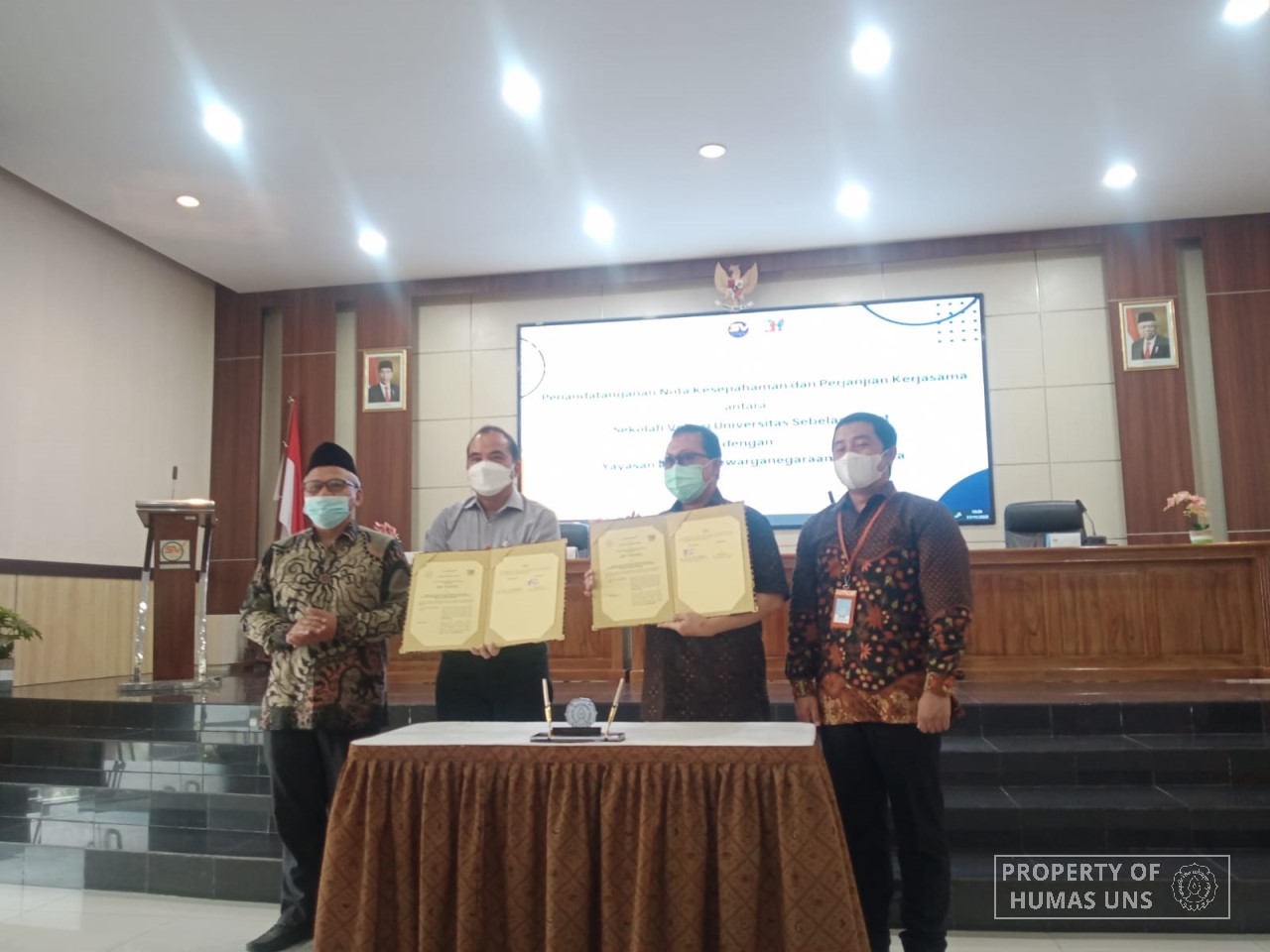 SV UNS Jalin Kerja Sama dengan Yayasan Institut Kewarganegaraan Indonesia