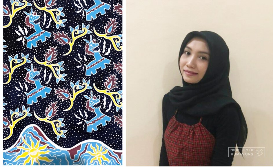 Desain Batik ‘Warak Kiteran Bung’ Karya Mahasiswa FSRD UNS Raih Juara 2 Indihome Desain Batik Heritage 2022