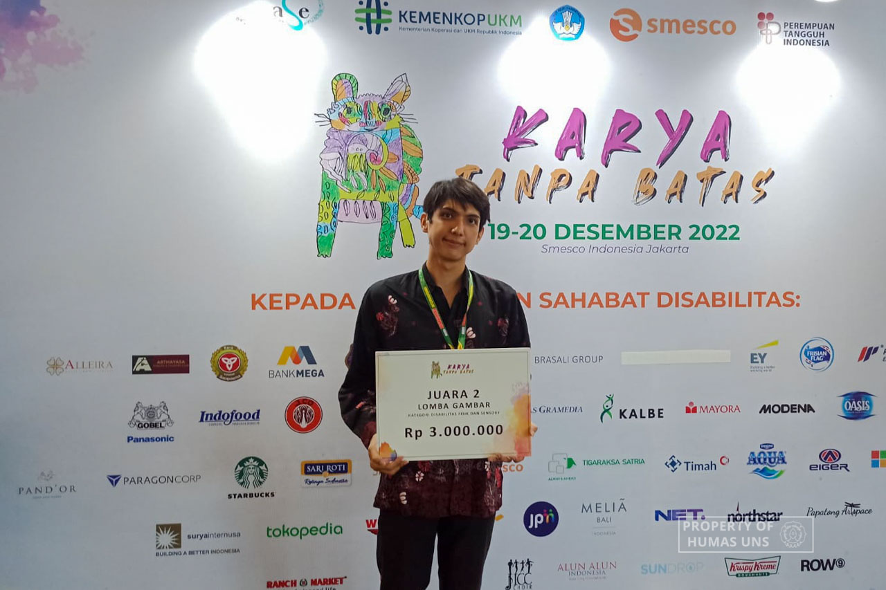 Hebat, Mahasiswa FSRD UNS Raih Juara 2 Lomba Lukis Karya Tanpa Batas 2022