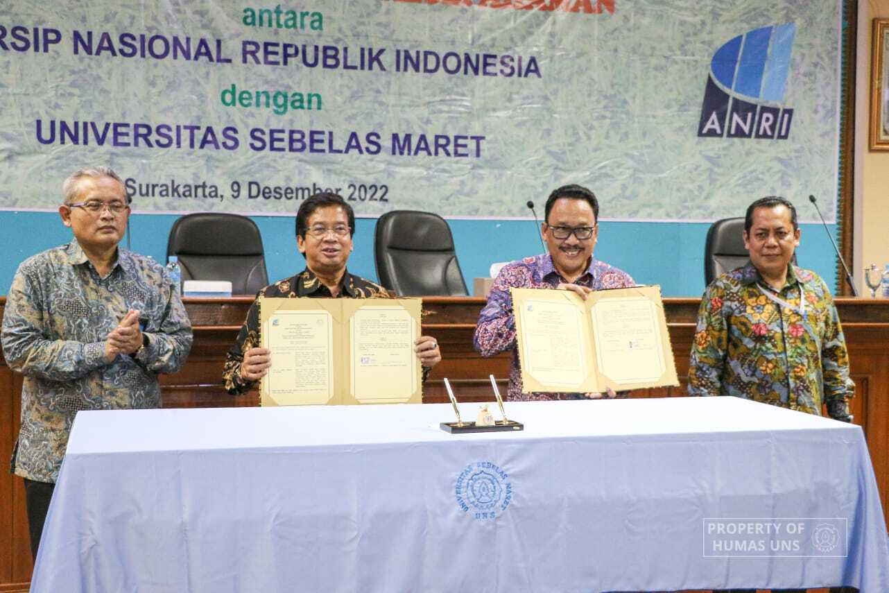 UNS Jalin Kerja Sama dengan Arsip Nasional Republik Indonesia