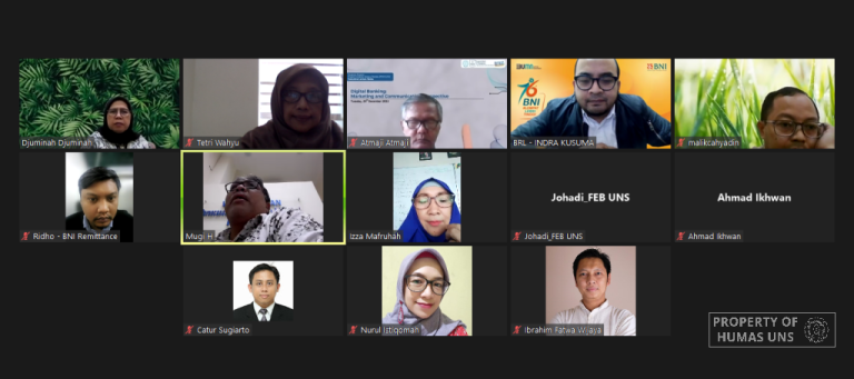 FEB UNS Jalin Kerja Sama Pengabdian dengan BNI Hong Kong