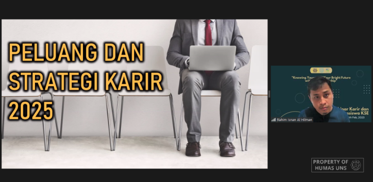Paguyuban KSE UNS Gelar Webinar Karir dan Roadshow Beasiswa KSE